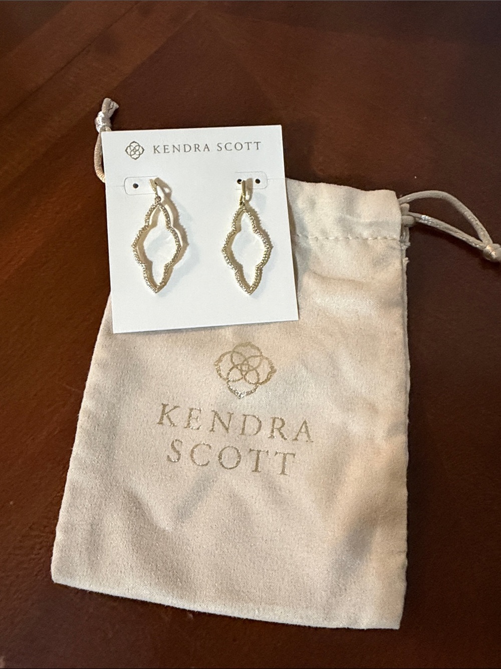 Kendra Scott Gold Dangle Earrings